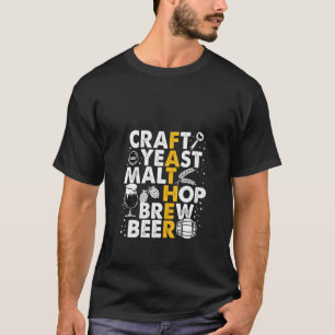 T-shirt Femme brasse papa bière artisanat levure malt bra