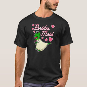 T-shirt Femme Bridesmaid Dinosaur Funny Bachelorette