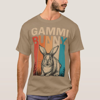 T-shirt Femme Bunny Graphisme Famille Correspondant Retro 