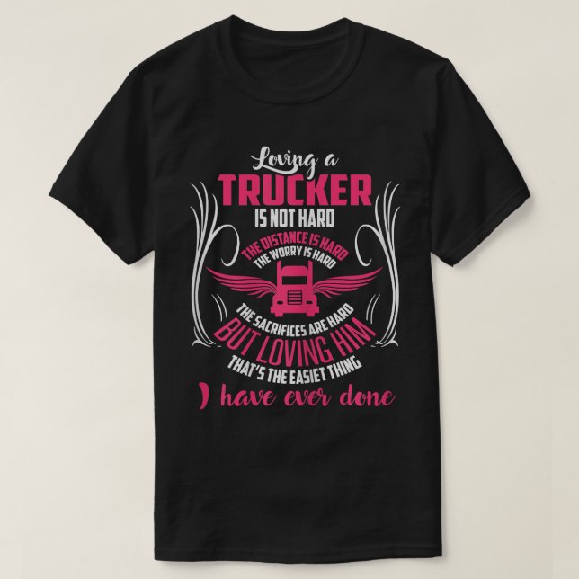 T-shirt Femme Camionneuse Camionnette Camionnette amie T S (Design devant)