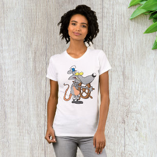 T-shirt femme capitaine de rat