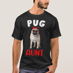 T-shirt Femme Carlin Tante Tante Carlin Amoureux des chien
