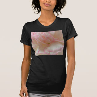 T-shirt femme carnation rose et blanc