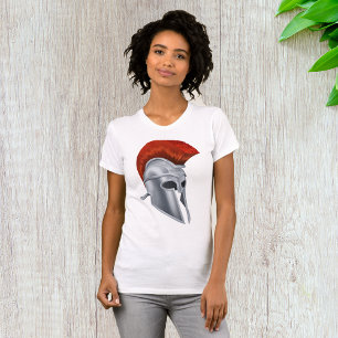 T-shirt Femme casque de cheval de Troie