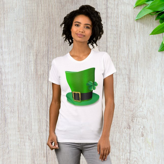 T-shirt femme Casquette grand Jour de la Saint Pat (Créateur téléchargé)