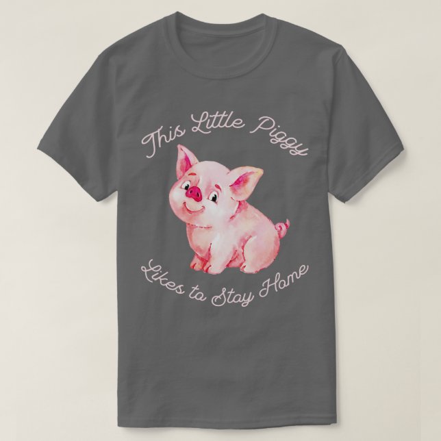 T-shirt Femme Ce Petit Chien Aime Rester À La Maison (Design devant)