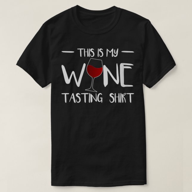 T-shirt Femme C'Est Ma Dégustation De Vin Vin De Vin Vino  (Design devant)