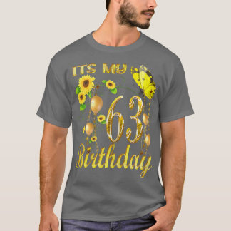 T-shirt Femme C'Est Mon 63e Anniversaire 63 Anniversaire F