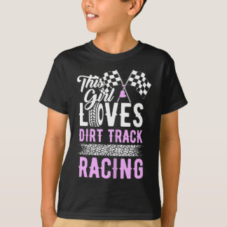 T-shirt Femme Cette Fille Aime Dirt Track Racing Voiture C