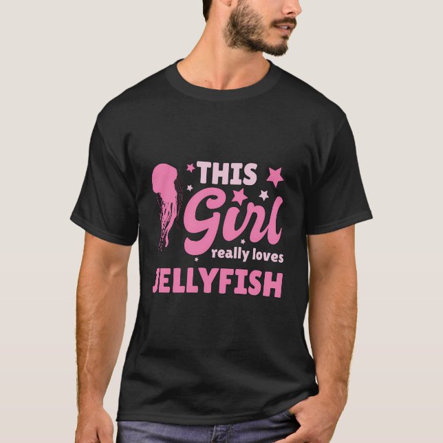 T-shirt Femme Cette Fille Aime Vraiment Jellyfish Gift Jel (Devant)