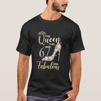 T-shirt Femme Cette Reine Fait 67ème Apparence Fabuleuse 6