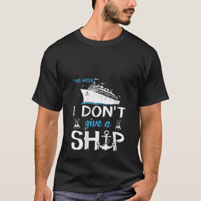 T-shirt Femme Cette semaine Je ne donne pas de bateau Croi (Devant)