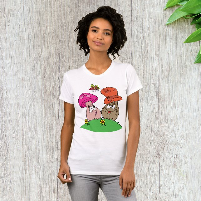 T-shirt femme champignon de dessin (Créateur téléchargé)
