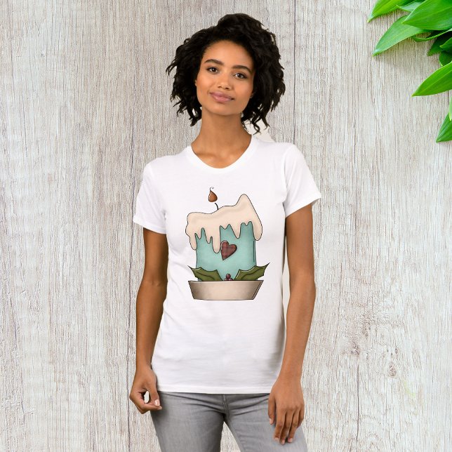 T-shirt femme chandelle de Noël (Créateur téléchargé)