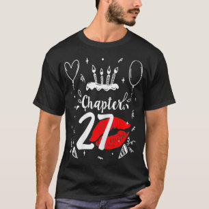 T-shirt Femme Chapitre 27 avec lèvres pour anniversaire 19
