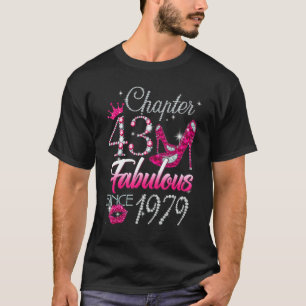 T-shirt Femme Chapitre 43 Fabuleux depuis 1979 43e anniver
