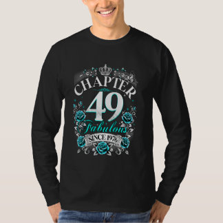 T-shirt Femme Chapitre 49 Fabuleux depuis 1976 49e anniver