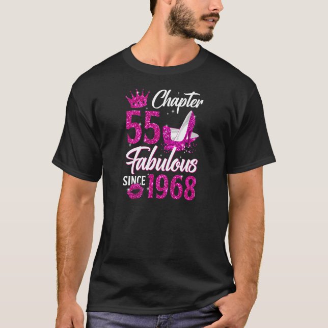 T-shirt Femme Chapitre 55 Fabuleux depuis 1968 55e anniver (Devant)