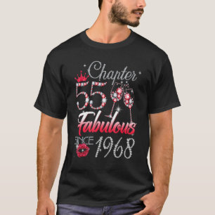 T-shirt Femme Chapitre 55 Fabuleux depuis 1968 55e anniver