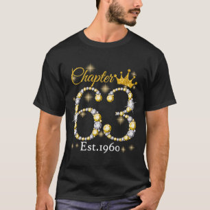 T-shirt Femme Chapitre 63 Fabuleux depuis 1960 63e anniver