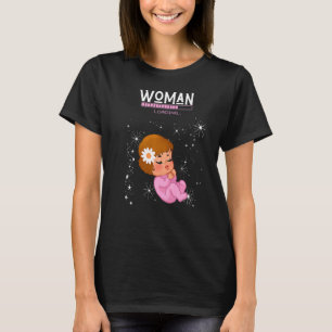 T-shirt Femme Chargée Pour Femmes Enceintes Histoire Mois