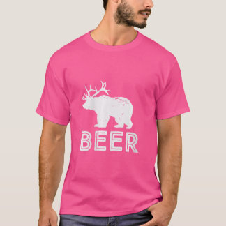 T-shirt Femme Chasse Bière Porteur