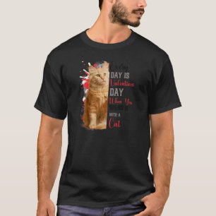 T-shirt Femme Chat Mère Valentines Fête Chat Maman Maman M