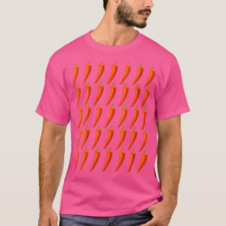T-shirt Femme Chaud Répéter Chili Motif Poivre Cadeau pour