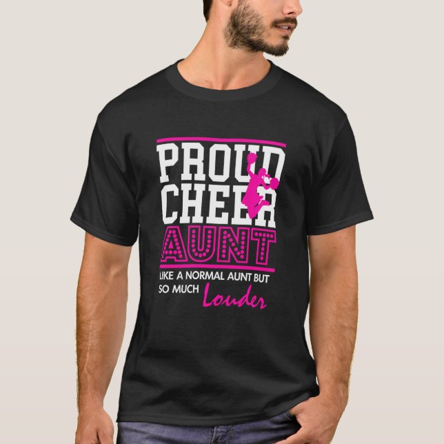 T-shirt Femme Cheerled T Chemise Fier Cheer Tante Tee (Devant)