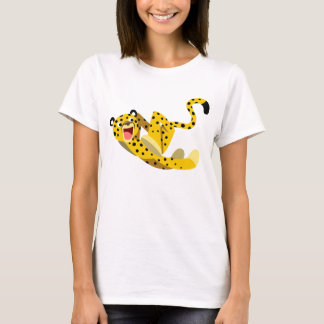 T-shirt femme Cheetah jote en caricature