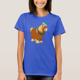 T-shirt femme Cheval Breton de dessin animé mignon