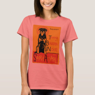 T-shirt femme chien mignonne de Beauceron