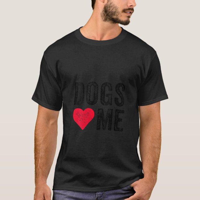 T-shirt Femme Chiens Aime-Moi Coeur Poète Propriétaire Chi (Devant)