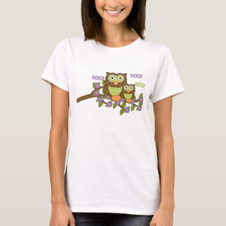 T-shirt Femme Chouette à dessin