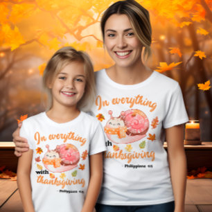 T-shirt Femme chrétienne de Thanksgiving