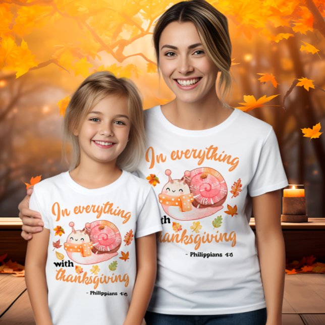 T-shirt Femme chrétienne de Thanksgiving (Créateur téléchargé)