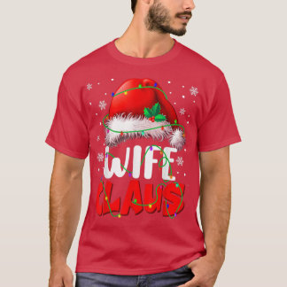 T-shirt Femme Claus Fantastique lumières de Noël Père Noël