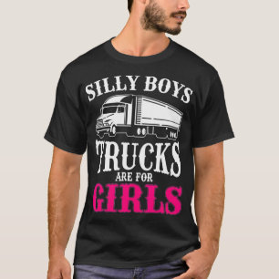 T-shirt Femme Conducteur de camion Funny Camionneur de fil