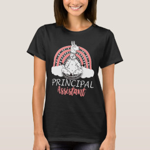 T-shirt Femme Cool adjointe principale Llama Rainbow