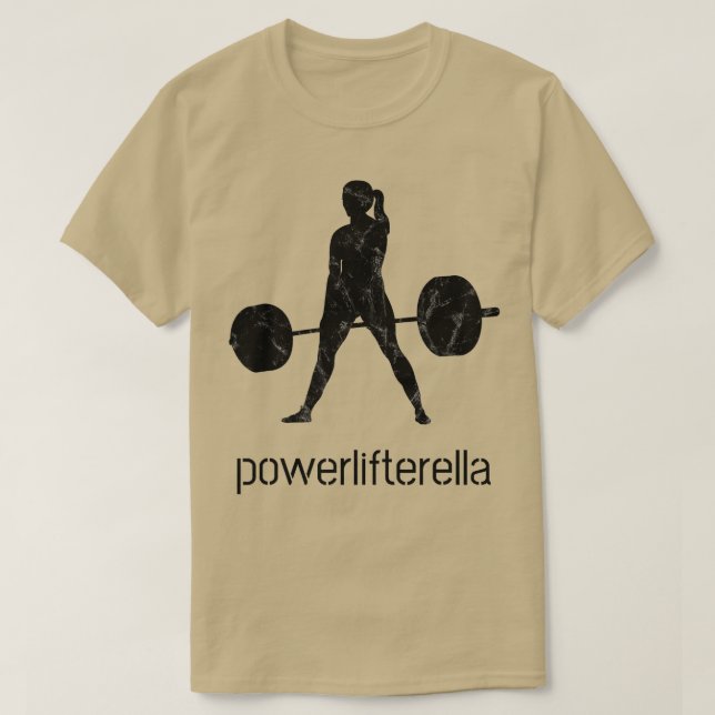 T-shirt Femme Cool DeadliftDay Powerlifter Retro Gym Worko (Design devant)