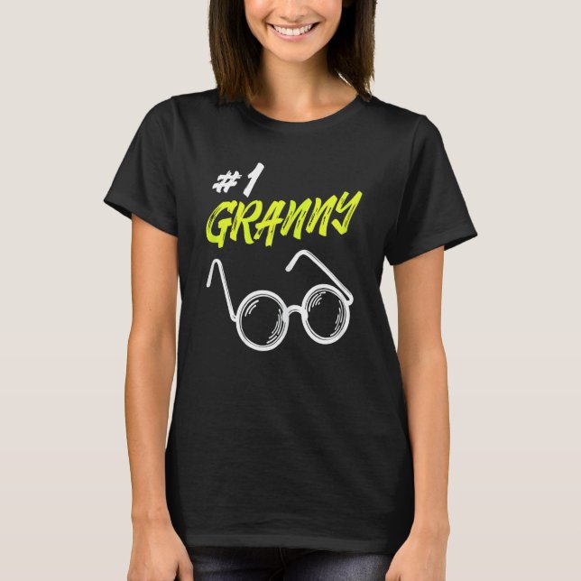 T-shirt Femme Cool Dit Granny Déficience Visuelle Glasse (Devant)