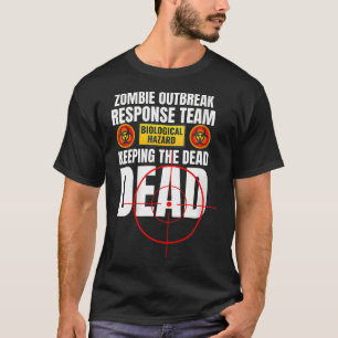 T-shirt Femme Cool Zombie T Chemise Pour Hommes Et Femmes