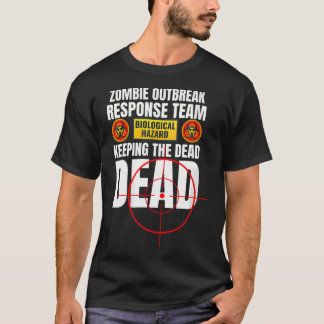 T-shirt Femme Cool Zombie T Chemise Pour Hommes Et Femmes