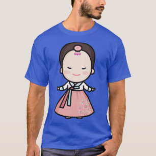 T-shirt Femme coréenne mignonne en vêtements traditionnels