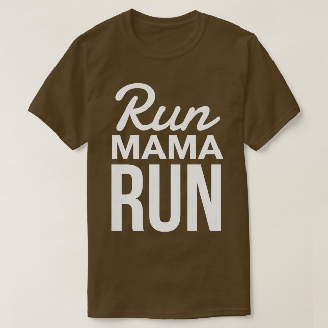 T-shirt Femme Courir Maman Courir Mère Courir (Design devant)