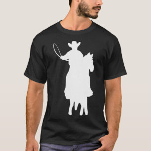 T-shirt Femme Cowboy Silhouette Cowboy Fanatic VNeck
