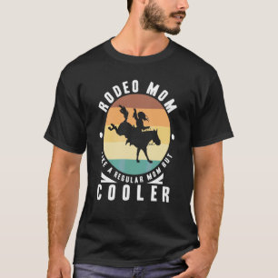 T-shirt Femme Cowgirl Cavalier de Cheval Éleveur Mère Tige
