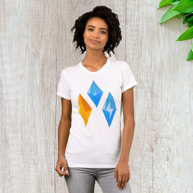 T-shirt femme Crystal Gems (Créateur téléchargé)
