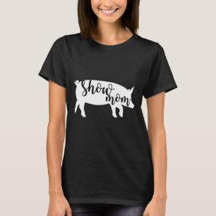 T-shirt Femme Cute Cochon Montrer Maman