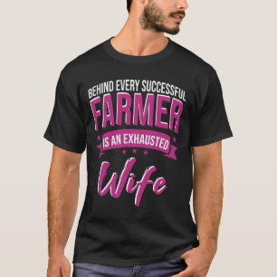 T-shirt Femme d'agricultrice, amie des fermiers